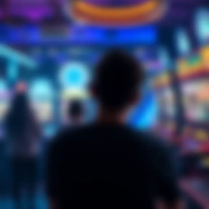 Impact of Mini Game Cheating Bans A person contemplating the effects of cheating bans on accounts in a gaming environment, with a graphic representation of rewards disappearing.