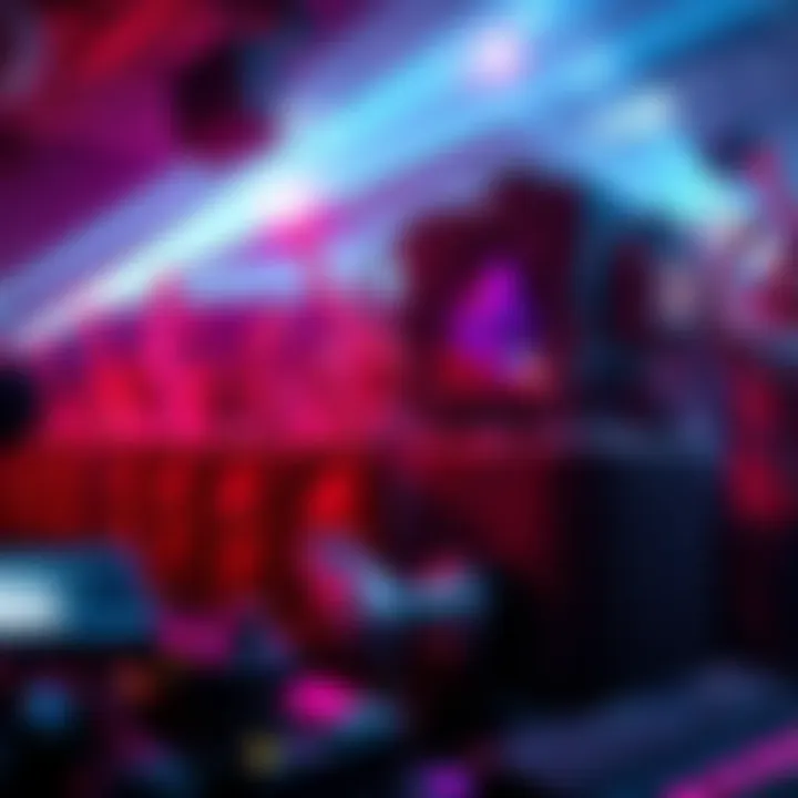 Exciting Giveaways at Mining Disrupt Exciting Mining Disrupt event with vibrant visuals of mining equipment and enthusiastic participants celebrating giveaways