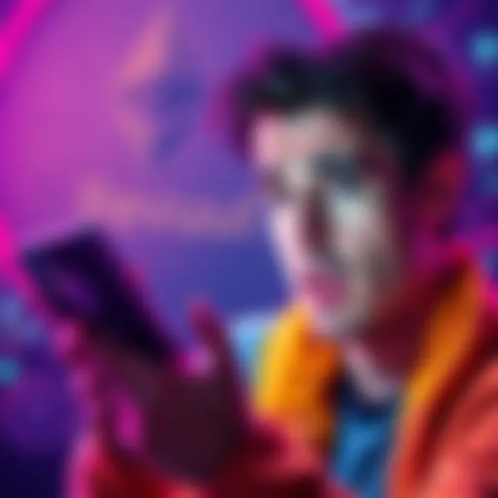 A graphic showing a confused person looking at their phone with a Revolut wallet display, highlighting a missing Ethereum deposit. The background features a digital representation of Ethereum coins.