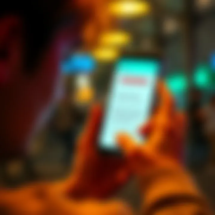 A frustrated person looking at a phone screen showing a missing money transfer status from their bank to Revolut