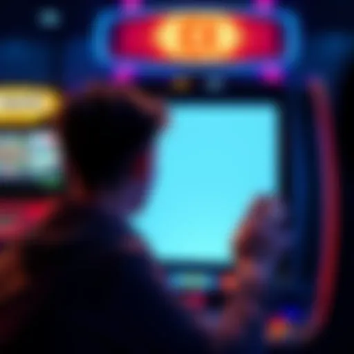 A person looking at a blank screen, worried about missing arcade games and Atlas Bucks