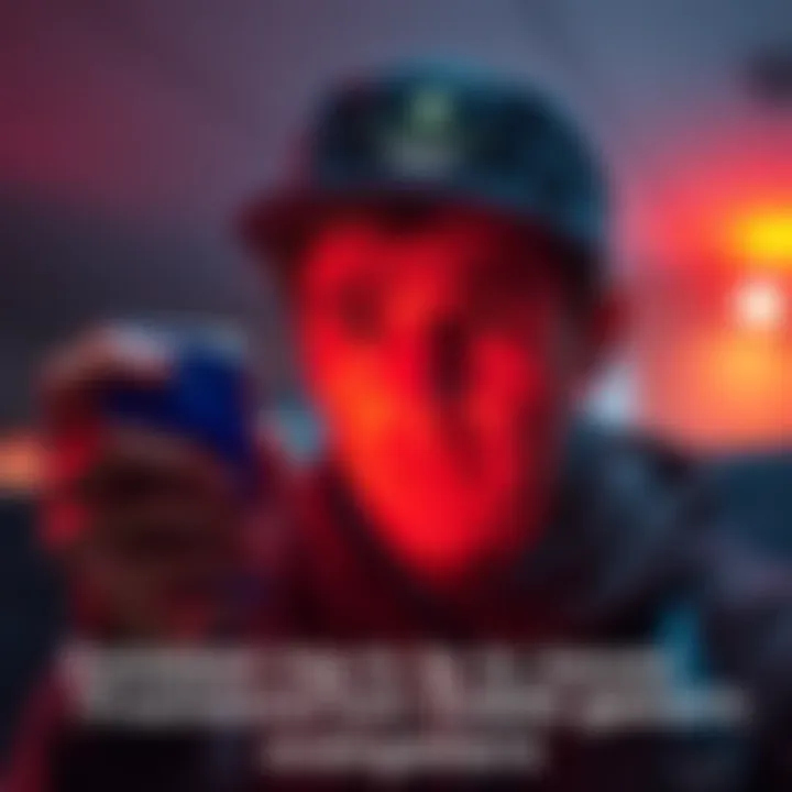 A person looking at a smartphone with a frustrated expression while multiple log-in prompts appear on the screen