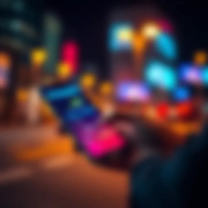 Mobile Wallet on Smartphone A person using a mobile wallet app on a smartphone for cryptocurrency transactions