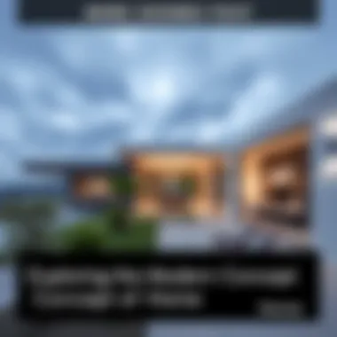 A contemporary home featuring sleek architecture and modern amenities, showcasing innovative living spaces.