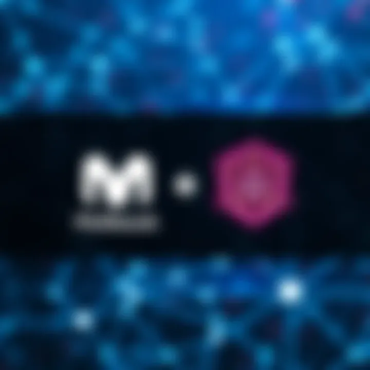 A digital representation of Moltbook and HashgraphOnline logos with a background of connected nodes symbolizing Internet connectivity and security.