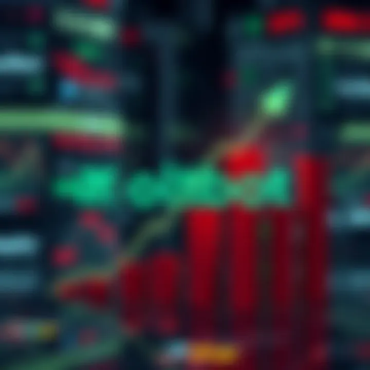 The logo of Moltbot with an upward graph symbolizing profit surge on a digital background