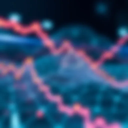Graph showing minor fluctuations in the Monero blockchain with potential larger reorg signals
