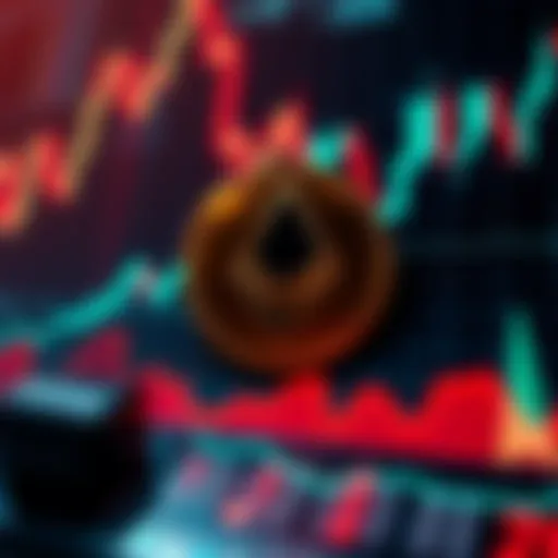 A graphic showing the Monero logo with a chart representing its value trends in the cryptocurrency market