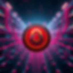 Visual representation of the Monero logo with a digital lock symbol, symbolizing privacy in a surveilled world.