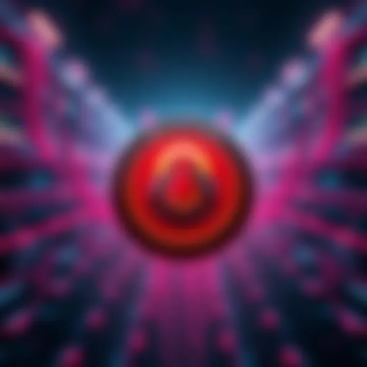 Visual representation of the Monero logo with a digital lock symbol, symbolizing privacy in a surveilled world.
