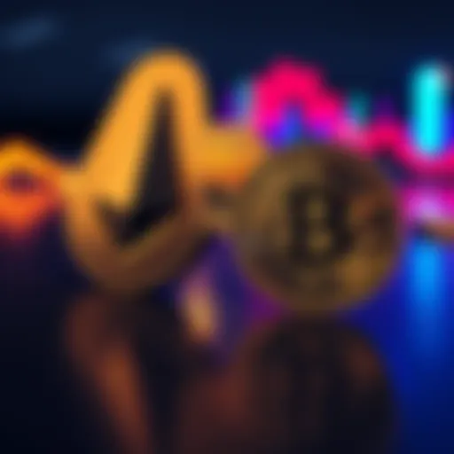 Logos of Monero and Bitcoin with arrows indicating transfer between them