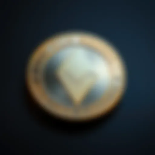 A close-up of a shiny Monero coin on a dark surface, symbolizing cryptocurrency's future.