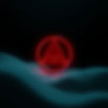 A digital representation of Monero's logo superimposed on a dark background, symbolizing its underground appeal.