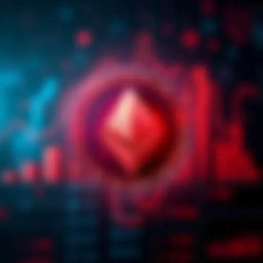 A digital representation of the Monero cryptocurrency symbol with a background showing financial freedom concepts