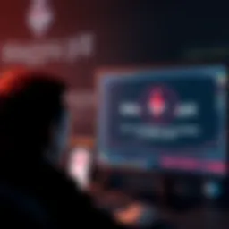 A shocked user looks at a computer screen displaying the Wagyu.xyz logo and a message about the platform's shutdown, symbolizing user losses and betrayal.