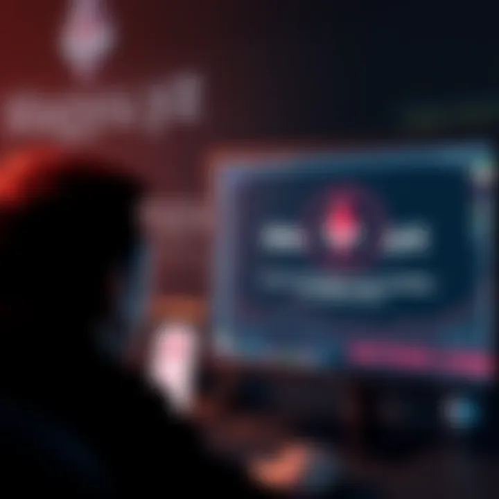 A shocked user looks at a computer screen displaying the Wagyu.xyz logo and a message about the platform's shutdown, symbolizing user losses and betrayal.