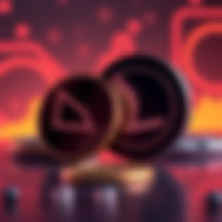Logos of Monero and Litecoin placed together with a Linux icon in the background