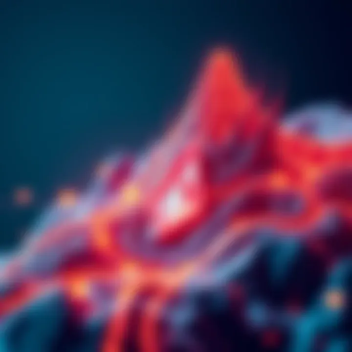 A digital representation of Monero navigating scalability challenges with a global perspective