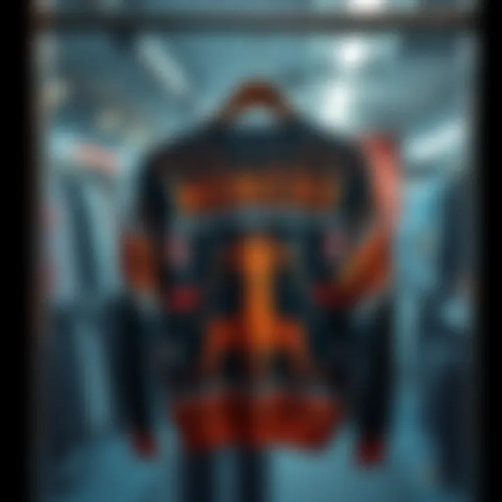 A unique 2018 Monero sweater displayed on a hanger, looking fresh and ready for a new owner.