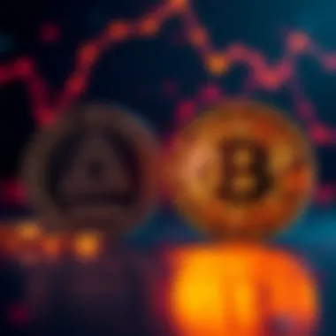 A visual comparison of Monero and Bitcoin logos highlighting Monero's privacy features