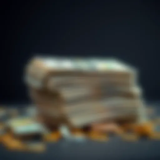 A stack of cash representing quick earnings from a method