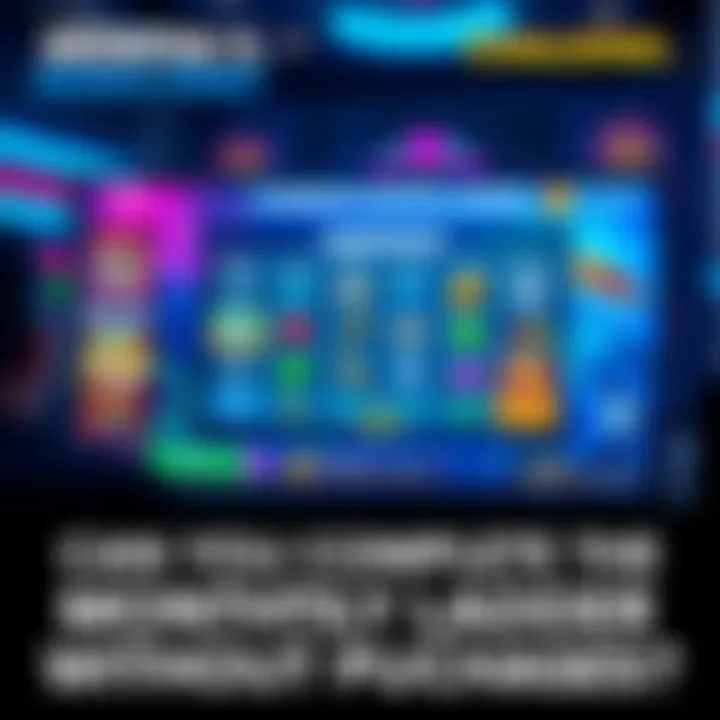 Monthly Ladder Challenge A player engaging in a monthly ladder challenge on a gaming screen, showcasing minigames and surveys involved in the process.