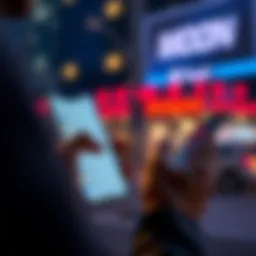 Moon Shot Withdrawal Process A person checking their bank account on a smartphone while reviewing Moon Shot withdrawal options, symbolizing trust and reliability in finance.