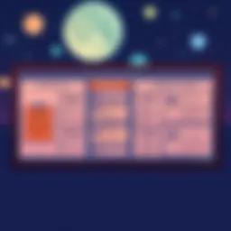 Moons Update on Moderator Actions Illustration showing a community board with moderator actions and policy updates displayed, emphasizing transparency and clarity in user governance.