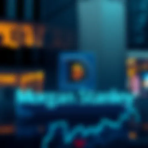 Morgan Stanley logo with a bitcoin symbol, highlighting their new low-fee ETF product