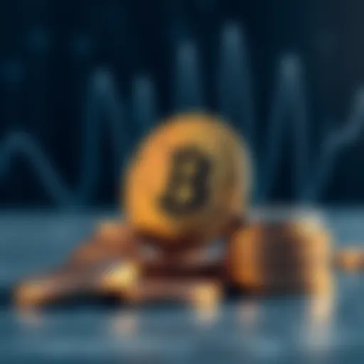 Morgan Stanley Bitcoin Purchase Morgan Stanley's logo with Bitcoin coins stacked beside it, representing the bank's recent Bitcoin acquisition.