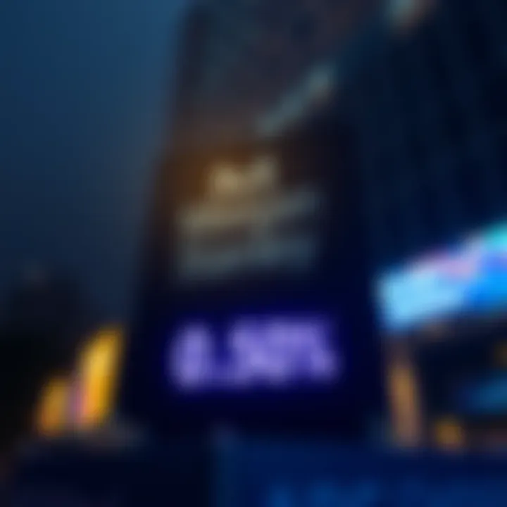 Morgan Stanley logo with a graphic showing a 0.50% fee, highlighting its competitive edge in cryptocurrency trading against Coinbase and Robinhood