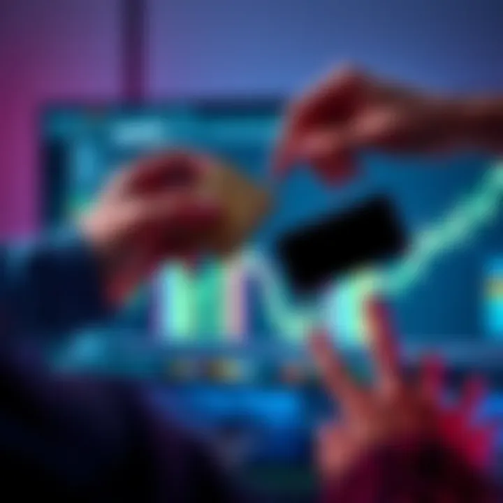 A person transferring digital assets from a Ledger Nano S to a Trezor wallet on a computer screen