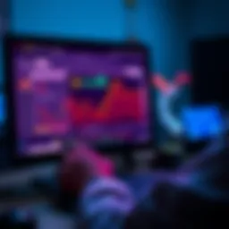 Moving CoinJoined BTC to Exchange A person transferring Bitcoin using a computer, showing a cryptocurrency wallet interface and an exchange platform on the screen.