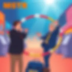 Graphic showing MSTR selling common stock to buy back preferred stock, with investor reactions around a hula-hoop analogy.