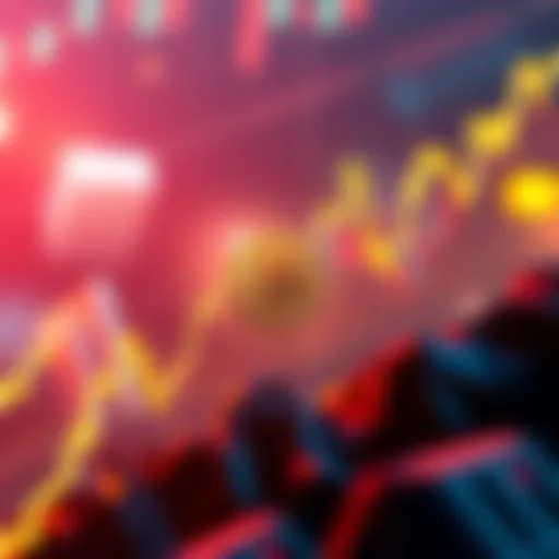 Graph showing Mstr stock price increasing while Bitcoin price stays below $59K