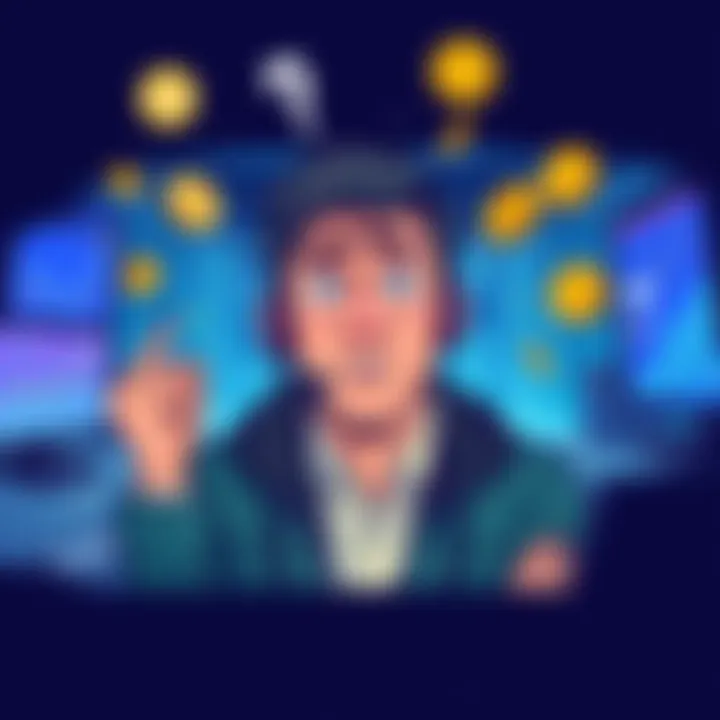 Illustration showing a puzzled trader facing challenges with MWEB support on various exchanges