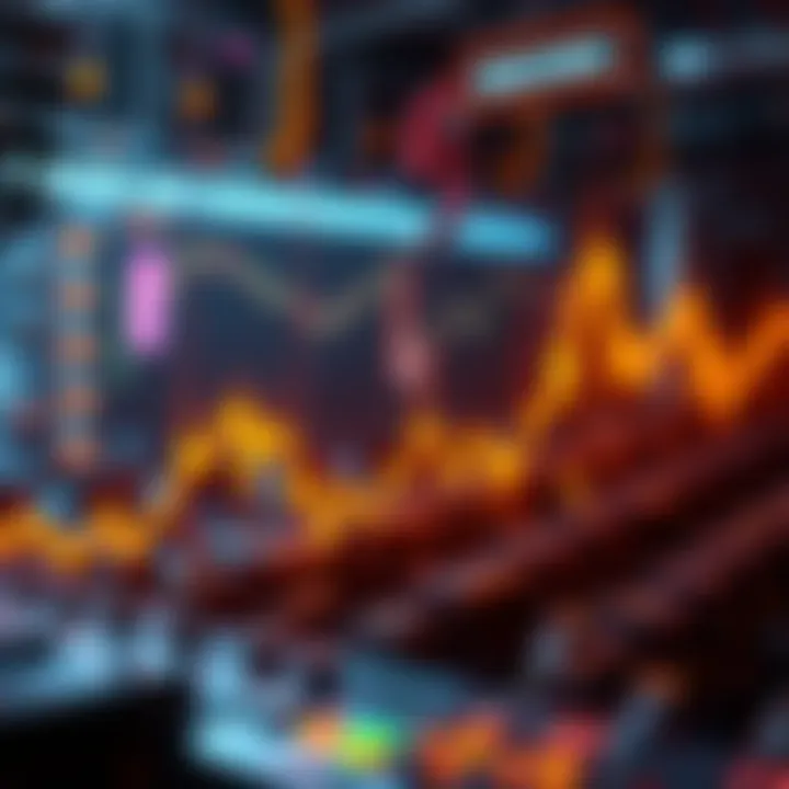 Graph showing falling earnings in nano mining