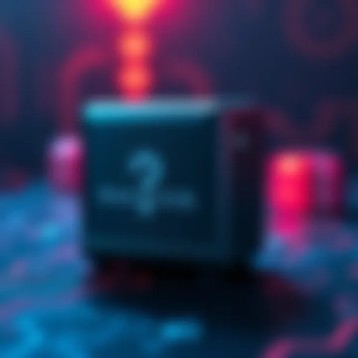 A Nano S cold storage device with a question mark, representing concerns about security and end-of-life issues for Bitcoin and Ethereum storage.