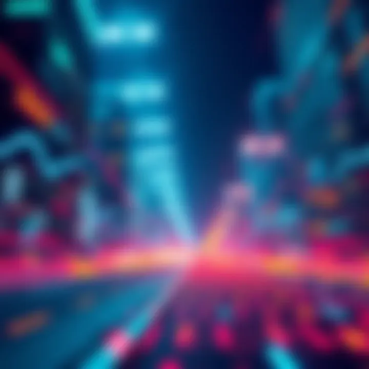 A visual representation of rapid money transfers symbolizing efficiency and innovation with Nano.