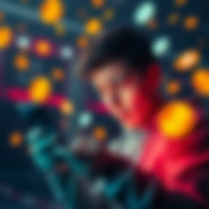 A visual representation of a user frustrated by a cryptocurrency transfer mistake, with a focus on wallet addresses and exchange platforms.