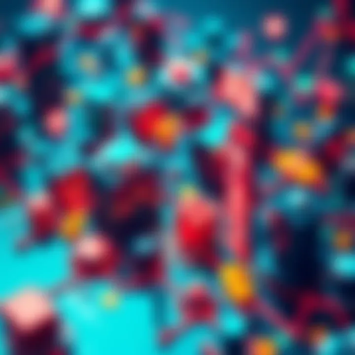 A sophisticated graphic depicting the complexities of selling individual stock shares and lots, featuring a blend of stock market symbols and imagery that conveys investment strategy.