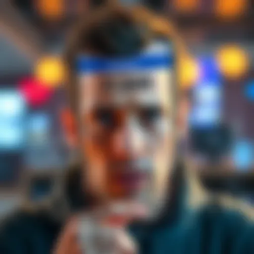 A screenshot of a Coinbase account showing a negative balance with a worried user expression