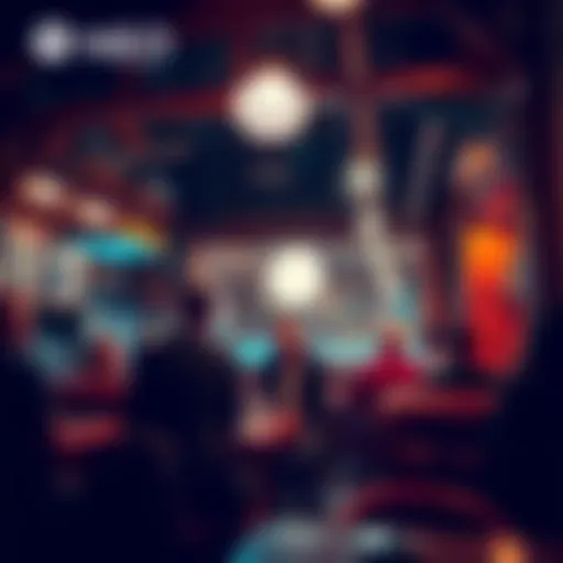 People engaging in a discussion about NEO cryptocurrency in a Turkish cafe, showcasing interest and community vibe.