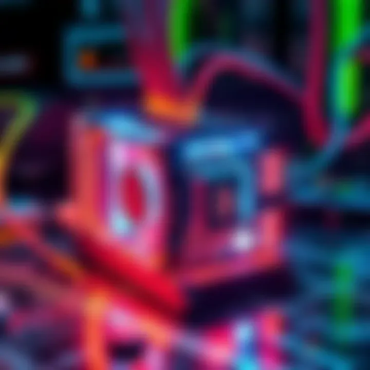 A visual representation of a Nerdminer device connected to ckpool, illustrating the challenges and potential solutions for hobbyist miners