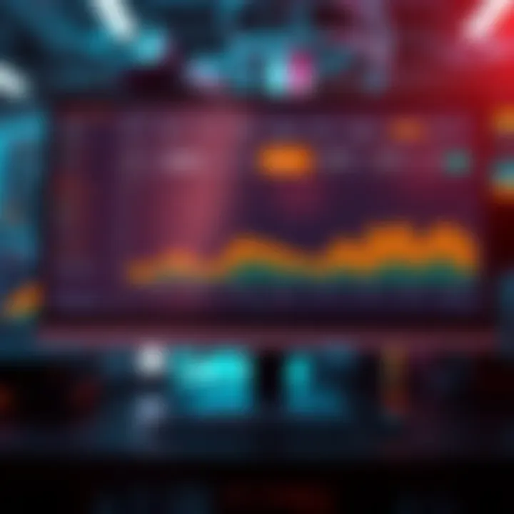A computer screen displaying network performance metrics showing normal transactions per second after a stress test.