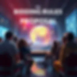 Players gathered discussing changes to bidding rules for landmarks in Atlas Earth to prevent troll bids