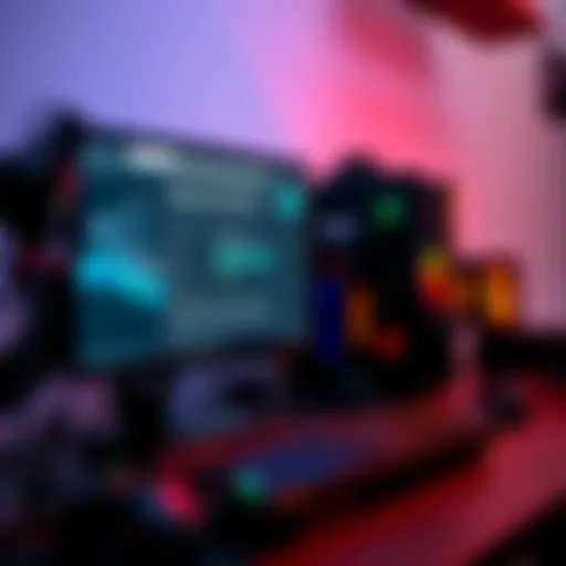 A powerful computer setup with a 5060ti graphics card and a 9950X processor, displaying a mining program on the screen while browsing a website.