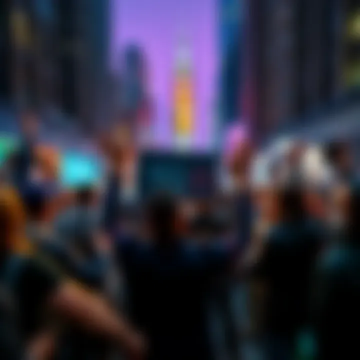 A group of 160 New Yorkers celebrating after receiving $12,000 in USDC as part of a pilot program by Coinbase.