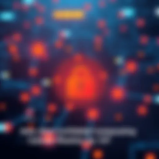 New Confidential Computing Subnet Launch Illustration of a secure computing network with data protection symbols, representing the launch of the TEE-enabled subnet.