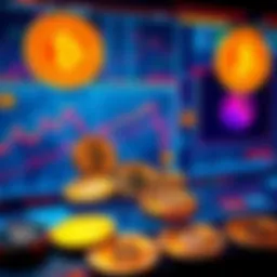 New Crypto Coins Overview A collection of emerging cryptocurrency coins displayed on a digital screen, showcasing their potential growth.